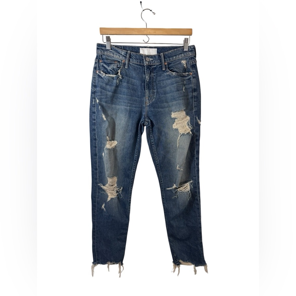 MOTHER | the sinner ice cream you scream denim blue jeans 26 superior